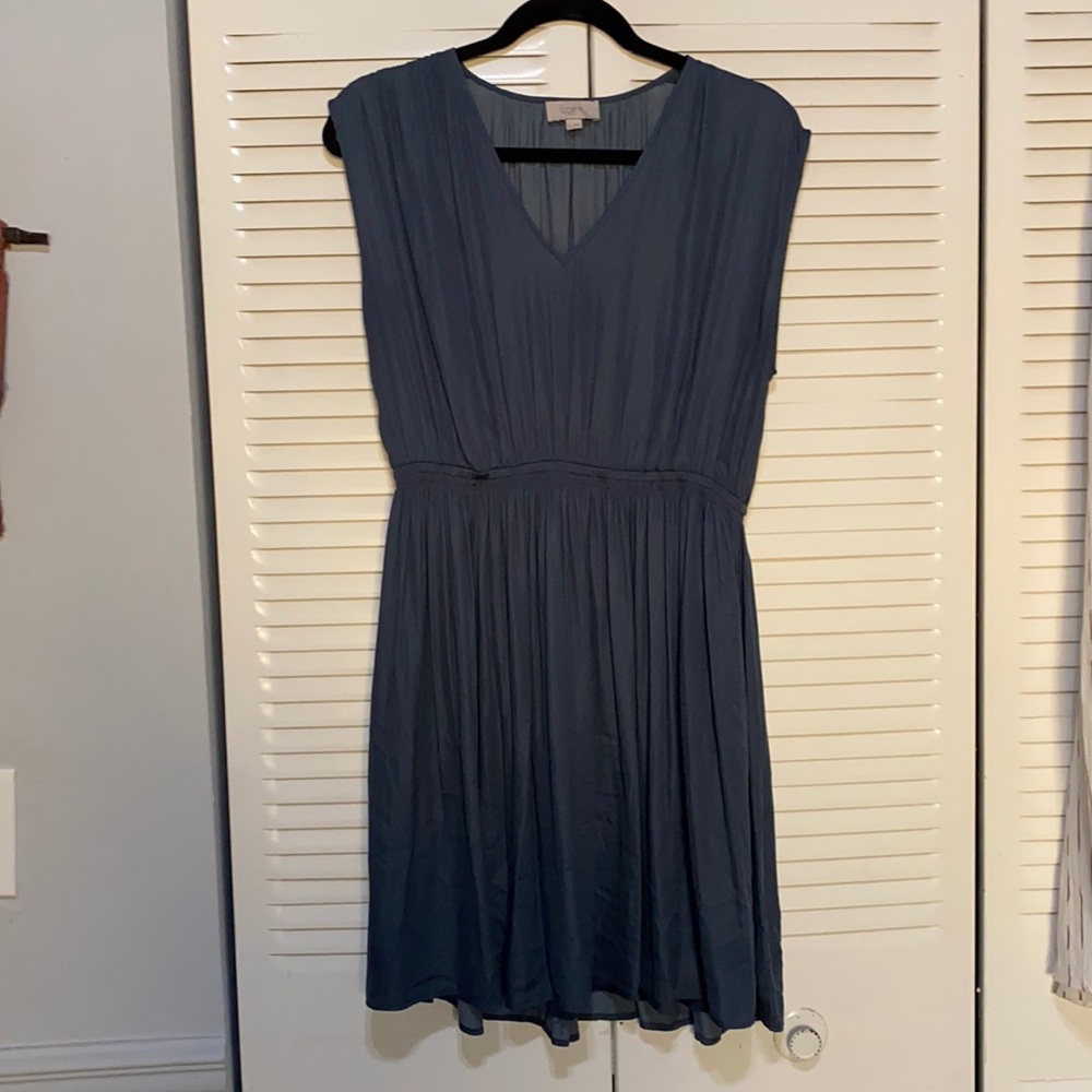 Ann Taylor Loft Blue Dress